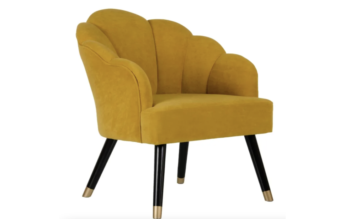 Mustard design armchair