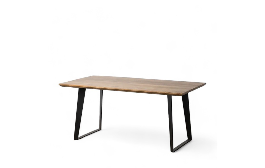 Table en bois et fer