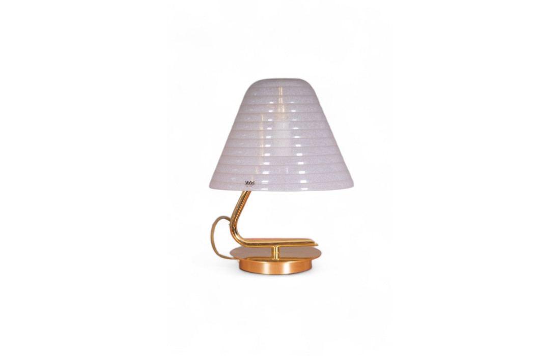Small table lamp with golden base