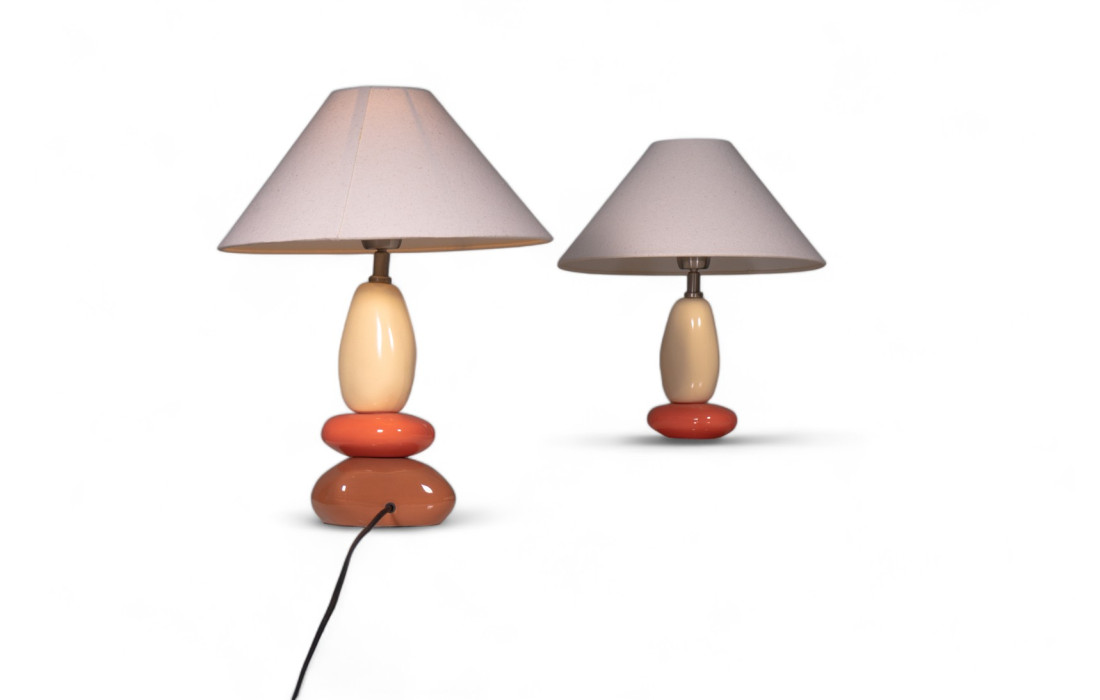 Set di 2 lampade da tavolo