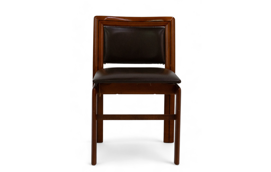 Chaise marron vintage