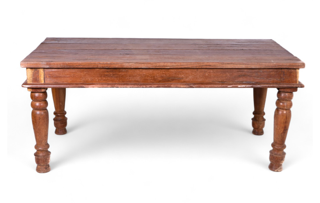 Ethnic table (North India) in acacia wood